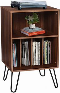 Image result for Espresso Color Record Player Stand