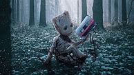 Image result for Baby Groot in Red Suit Waving