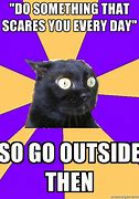 Image result for Social Anxiety Cat Meme