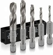 Image result for hex shanks drill bits sets steel