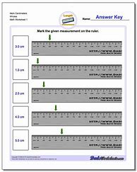 Image result for Centimeter Ruler Worksheet