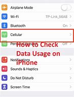Image result for How to Check Data Usage On iPhone