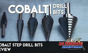 Image result for cobalt step drills bits