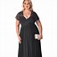 Image result for Elegant Black Maxi Dresses Plus Size
