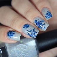 Image result for Winter Snowflake Nail Art