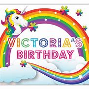 Image result for Happy Birthday Rainbow Unicorn