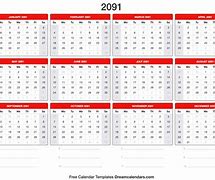 Image result for 2091 Calendar