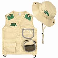 Image result for Girl's Zookeeper Hat and Vest Set