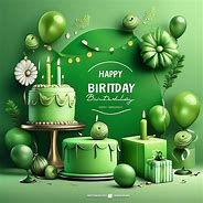 Image result for Happy Birthday for a Man Green