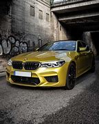 Image result for Yellow BMW M5 F90