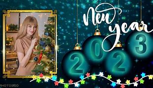 Image result for Greeting Card New Year Photo Frame