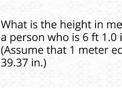 Image result for How Tall Is 2.7 Meters
