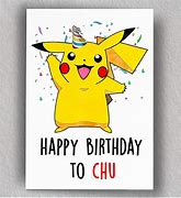 Image result for Pikachu Happy Birthday Meme