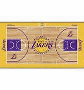 Image result for NBA Lakers Basketball Court