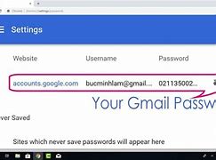 Image result for Gmail Password and List