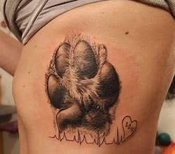 Image result for Pet Paw Print Tattoo
