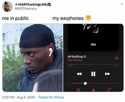 Image result for Guy with Smoking Earbuds Meme