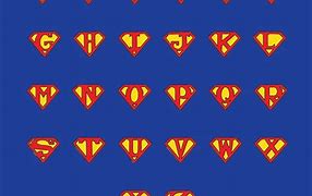 Image result for Superman Logo with Different Letters