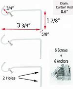 Image result for Curtain Rod Lengths