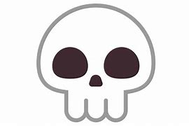 Image result for Black Skull Emoji