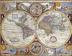 Image result for A New and Accvrat Map of the World 1651 Mirror