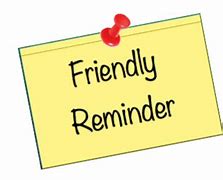 Image result for A Friendly Reminder Icon