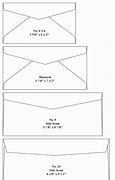 Image result for Size of White Small Envelopes