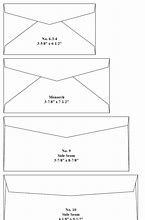 Image result for Mailing Envelope Sizes Chart