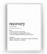 Image result for Recovery Definition