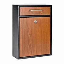 Image result for Locking Drop Box Office Wood