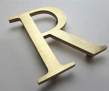 Image result for Brass Letters