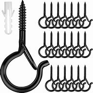 Image result for Stainless Steel Screw Hooks with Safety Buckle