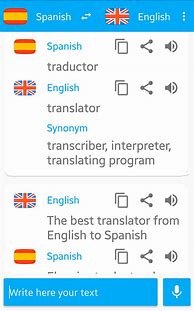 Image result for Spanish Translator