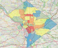 Image result for Washington DC Area Zip Code Map