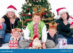 Image result for Three Children at Christmas