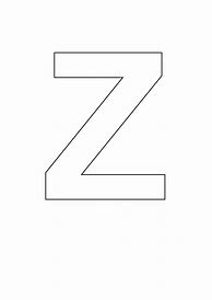 Image result for Letter Z Template