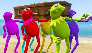 Image result for Kermit in a Coffin