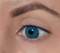 Image result for Blue Blind Contact Lenses