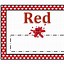 Image result for Preschool Color Words Worksheets