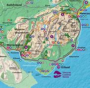 Image result for Mourne Mountains Map