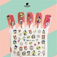 Image result for Nail Stickers Cartoon