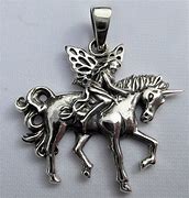 Image result for Sterling Silver Fairy Riding a Unicorn
