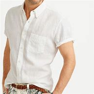 Image result for Short Sleeve Linen Shirt