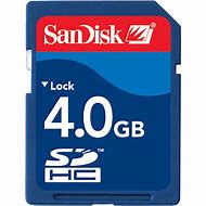 Image result for SanDisk 4GB SDHC Memory Card