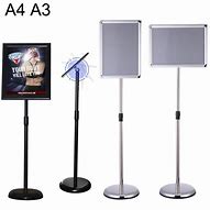 Image result for Floor Stand Sign Holders