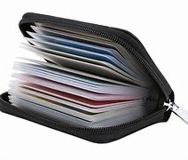 Image result for Credit Card Holder with Zipper