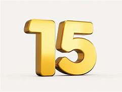 Image result for Cool Number 15 in Gold