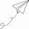Image result for Paper Plane Lines PNG