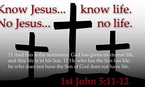 Image result for 1 John 5 11-12
