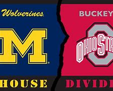 Image result for Ohio State Michigan House Divided